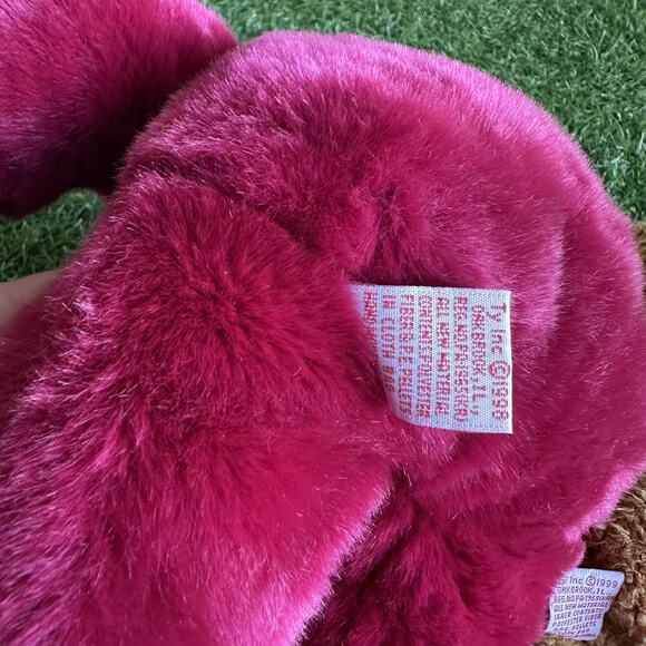 Ty Beanie Baby Buddy Plush Lot Of 6 Chubby 2 Fuzz‎ Cranberry Employee - Picture 11 of 16